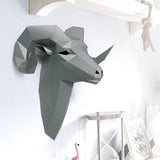 Tête De Bouc Argent Origami